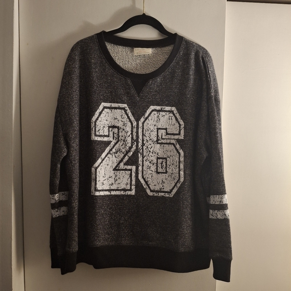 Bobbie Brooks Gray Women's Sweater with Number 26 Print